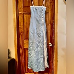 Masquerade Junior Prom Dress in Baby Blue